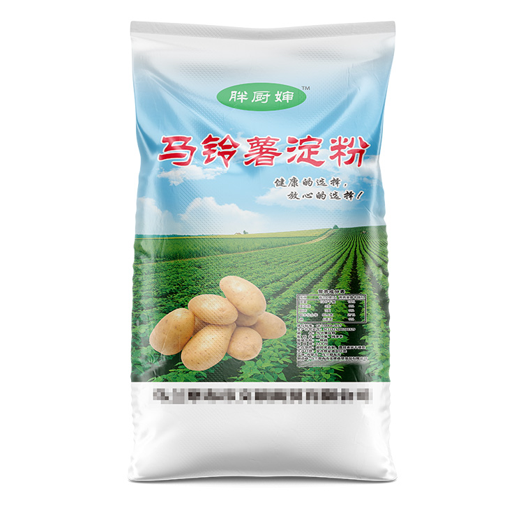 25公斤紅薯淀粉編織袋膠印和彩印哪個(gè)質(zhì)量好？